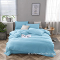 Kelembutan Warna Solid Sprei Lembaran Datar